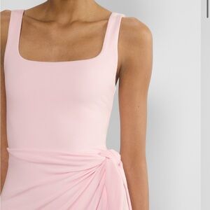 Aritzia | Wilfred Saturn Midi Dress Peach